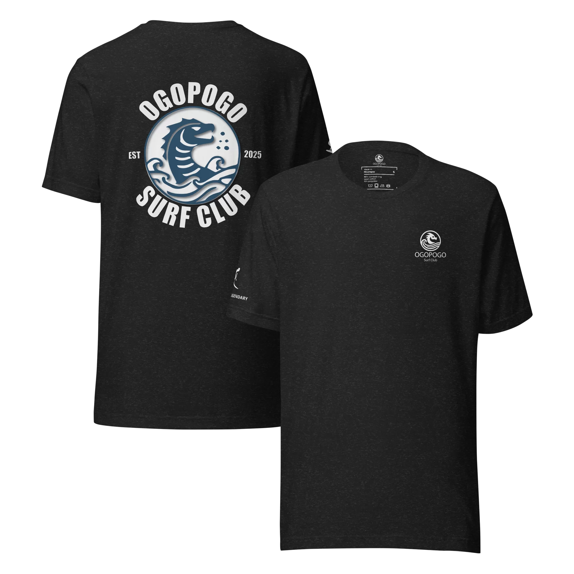 Kelowna Murph Est. 2025 Ogopogo Surf Club Tee in Black